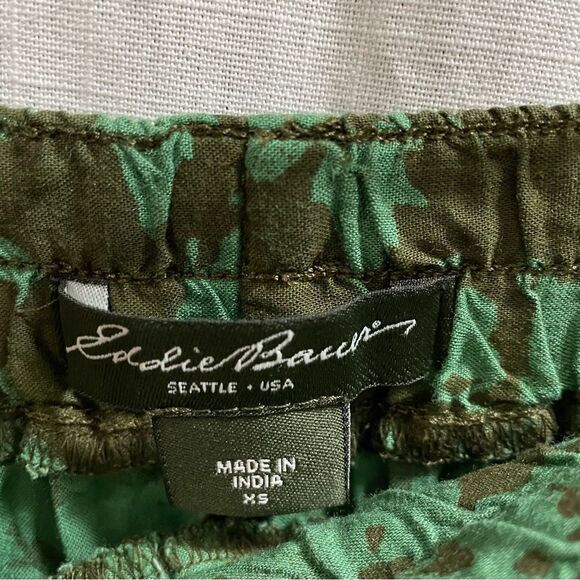 EDDIE Bauer green floral pull on skirt size extra small - Picture 7 of 10